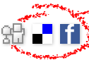 Social bookmarking site icons